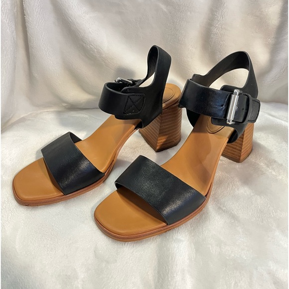 Clarks Block Heel Sandal Clarks Ladies Landra 70 Strap - Picture 4 of 5